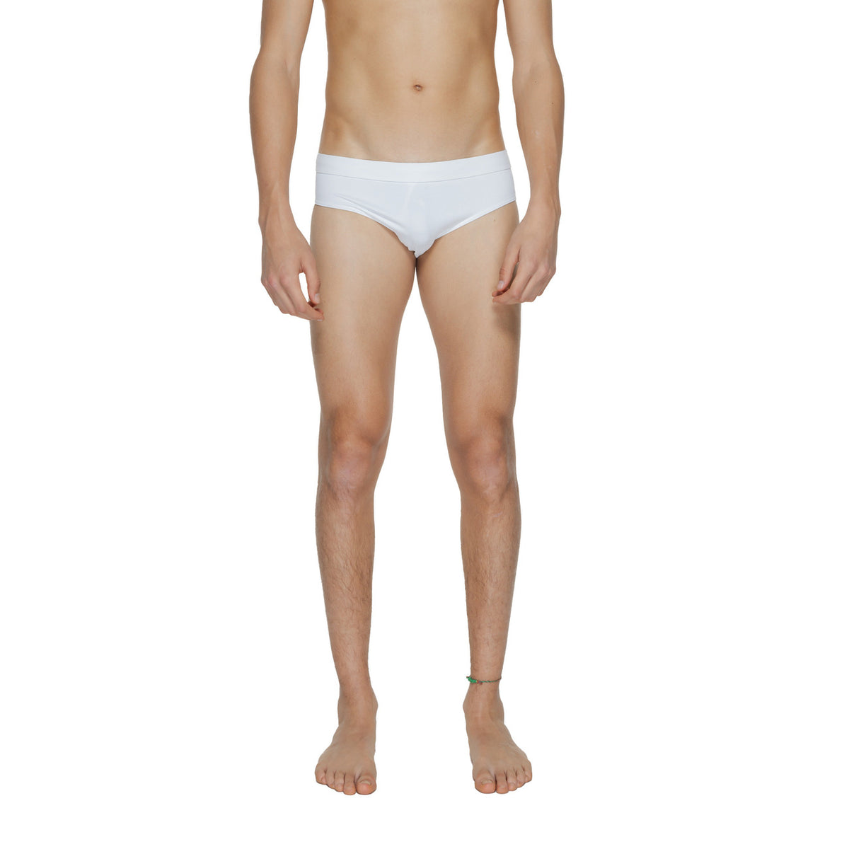 Slip de Bain Calvin Klein Swim Brief Homme - Blanc