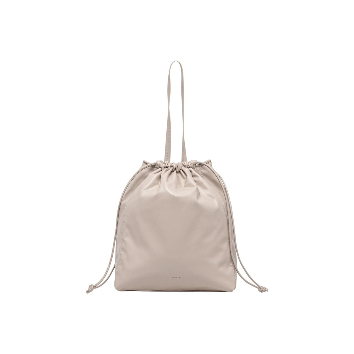 Tote Bag Seau Calvin Klein Drawstring Tote Femme - Blanc