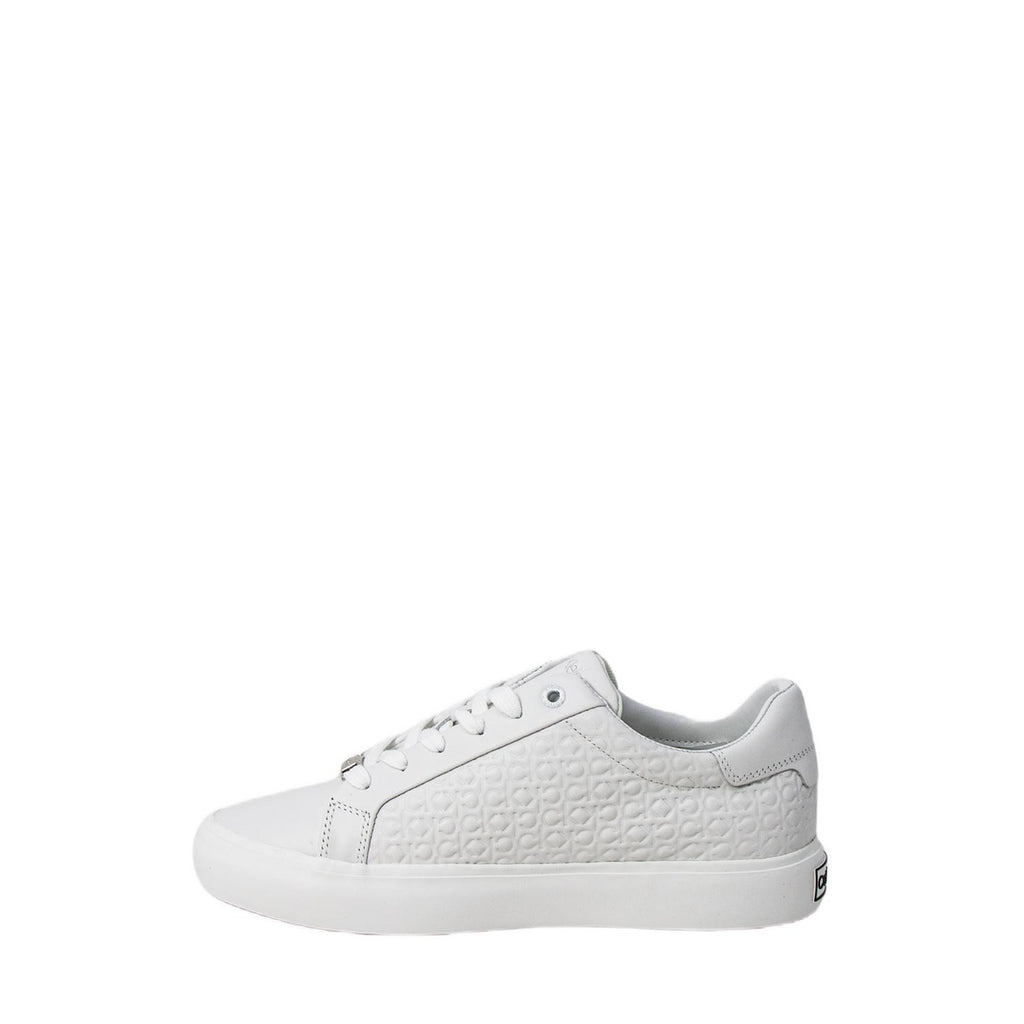 Baskets Calvin Klein Vulc Lace Up Emboss Mono Femme - Blanc