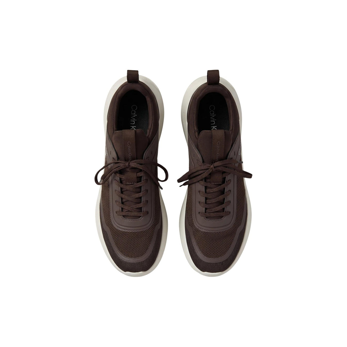 Baskets Calvin Klein Light Eva Run Lace Sock Homme - Marron