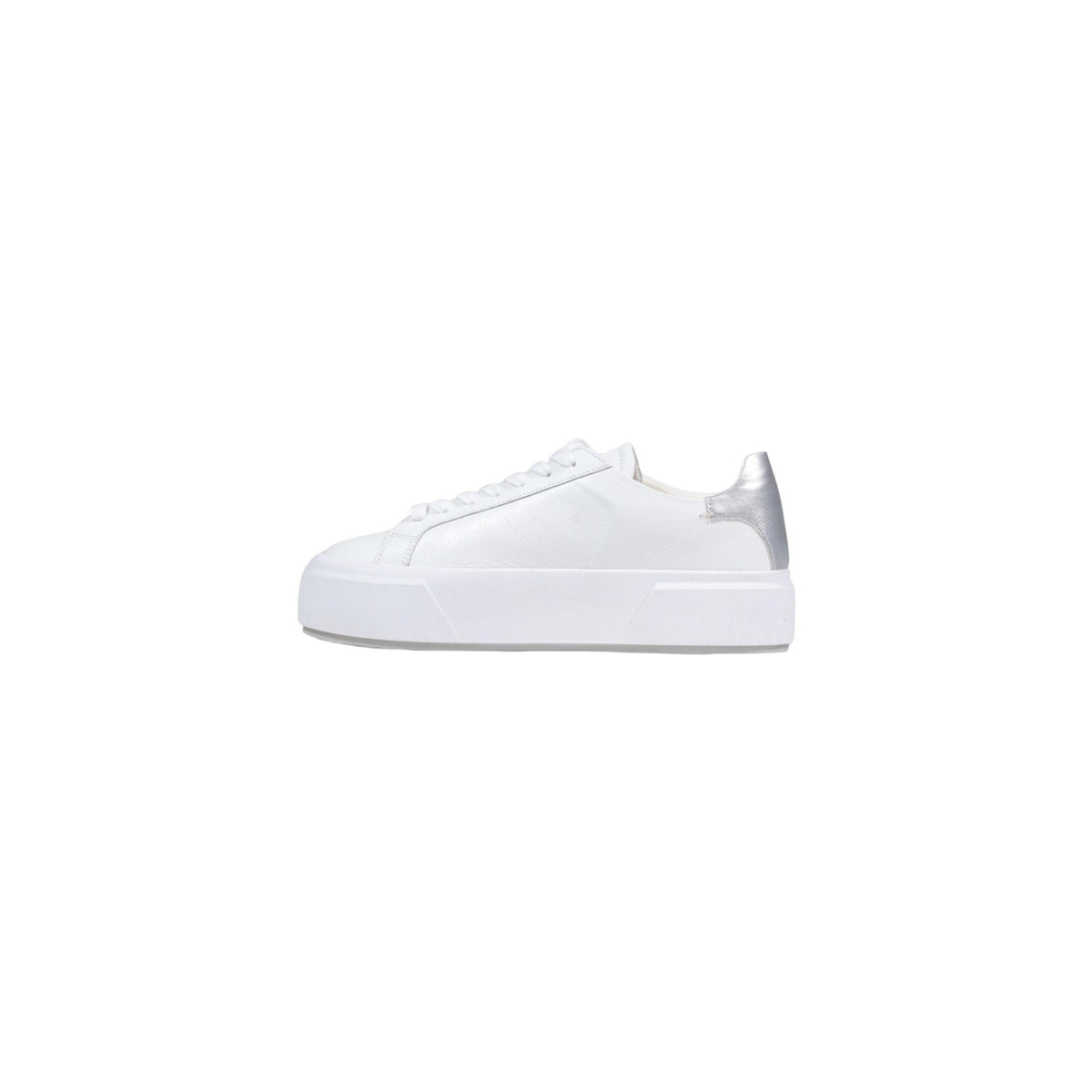 Baskets Plateforme Calvin Klein Flatform Lace Up Lth Met Femme - Blanc