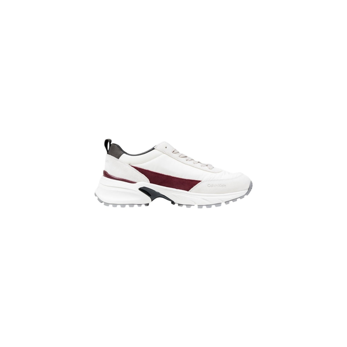 Baskets Calvin Klein Hike Runner MG Nylon Mix Femme - Blanc