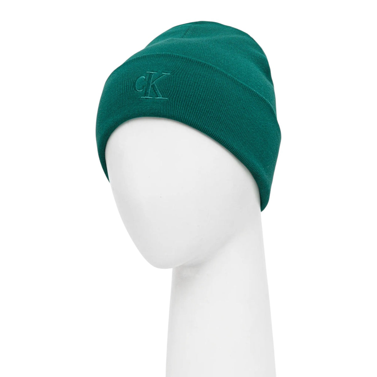 Bonnet Calvin Klein CK Fine Rib Beanie Homme - Vert
