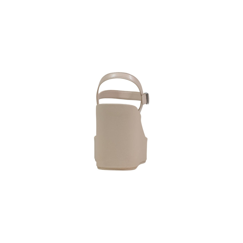 Sandales Compensées Calvin Klein Jeans Femme - Beige