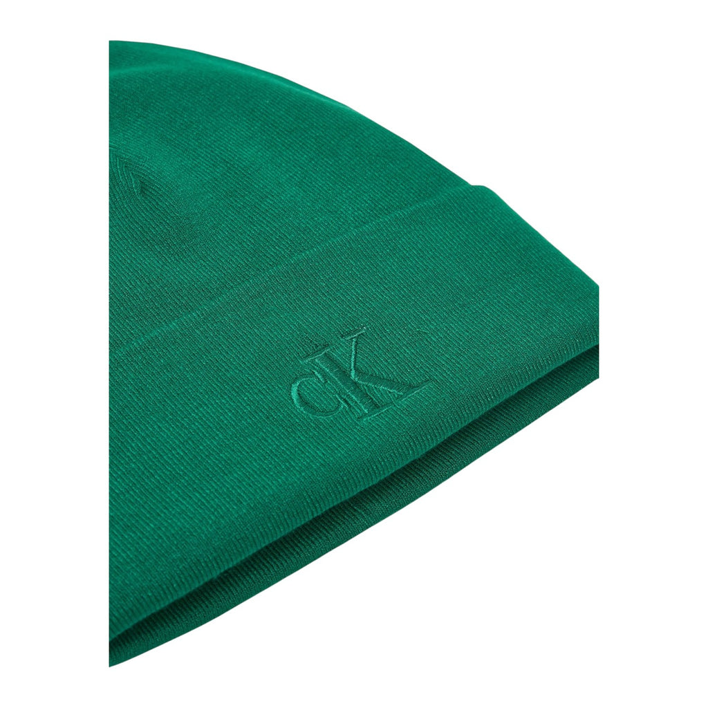 Bonnet Calvin Klein CK Fine Rib Beanie Homme - Vert