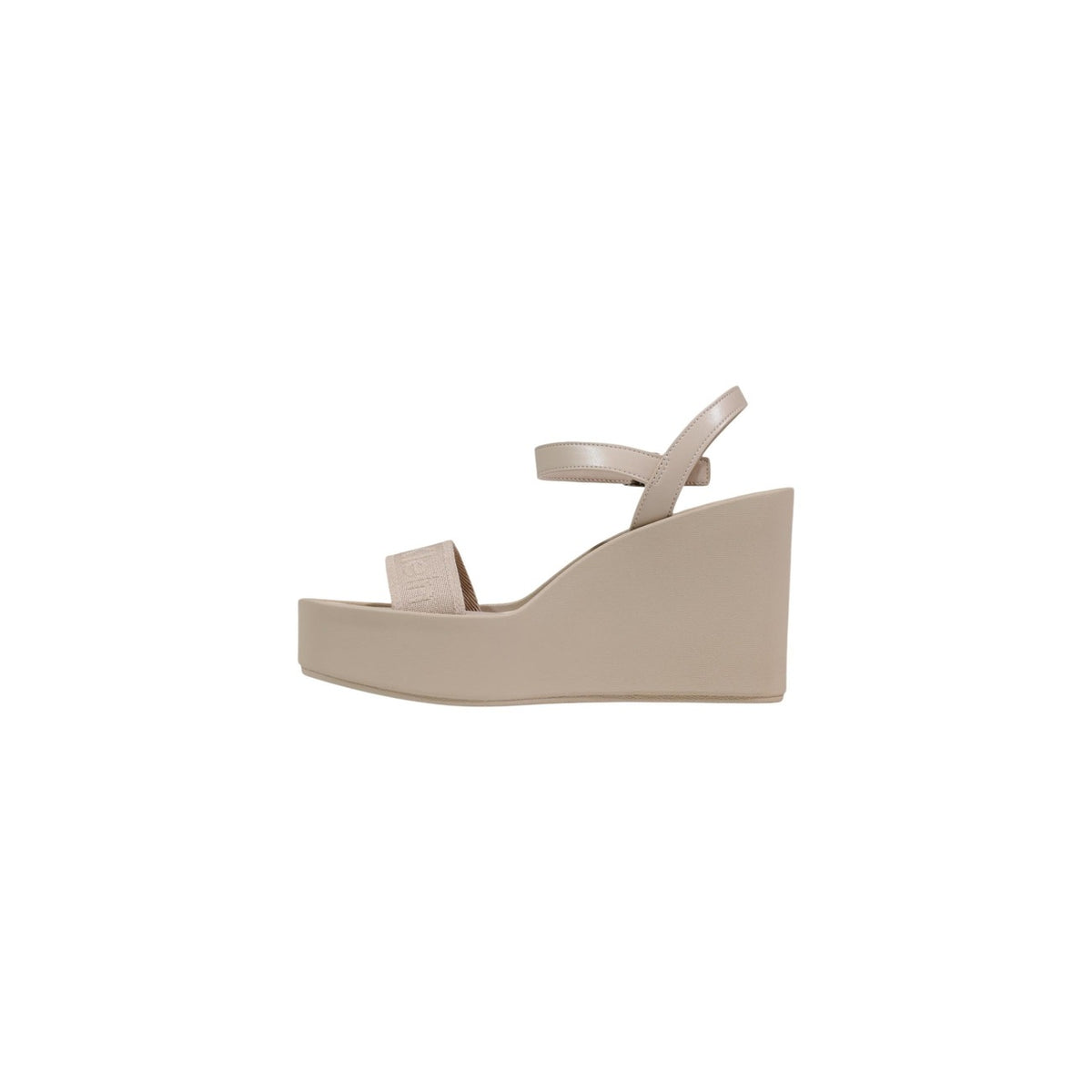 Sandales Compensées Calvin Klein Jeans Femme - Beige