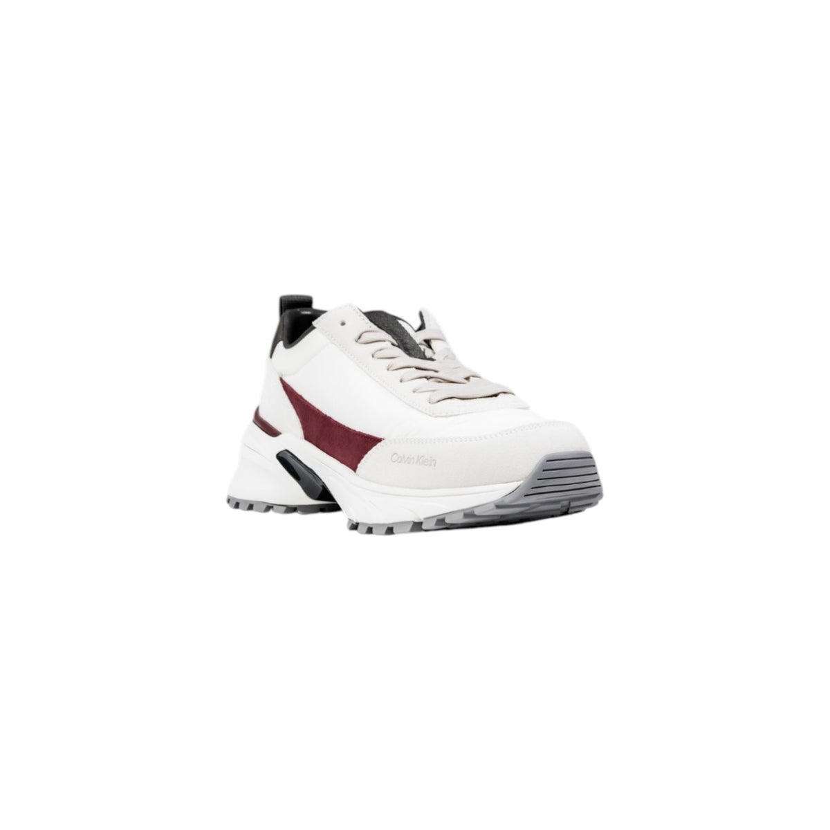 Baskets Calvin Klein Hike Runner MG Nylon Mix Femme - Blanc