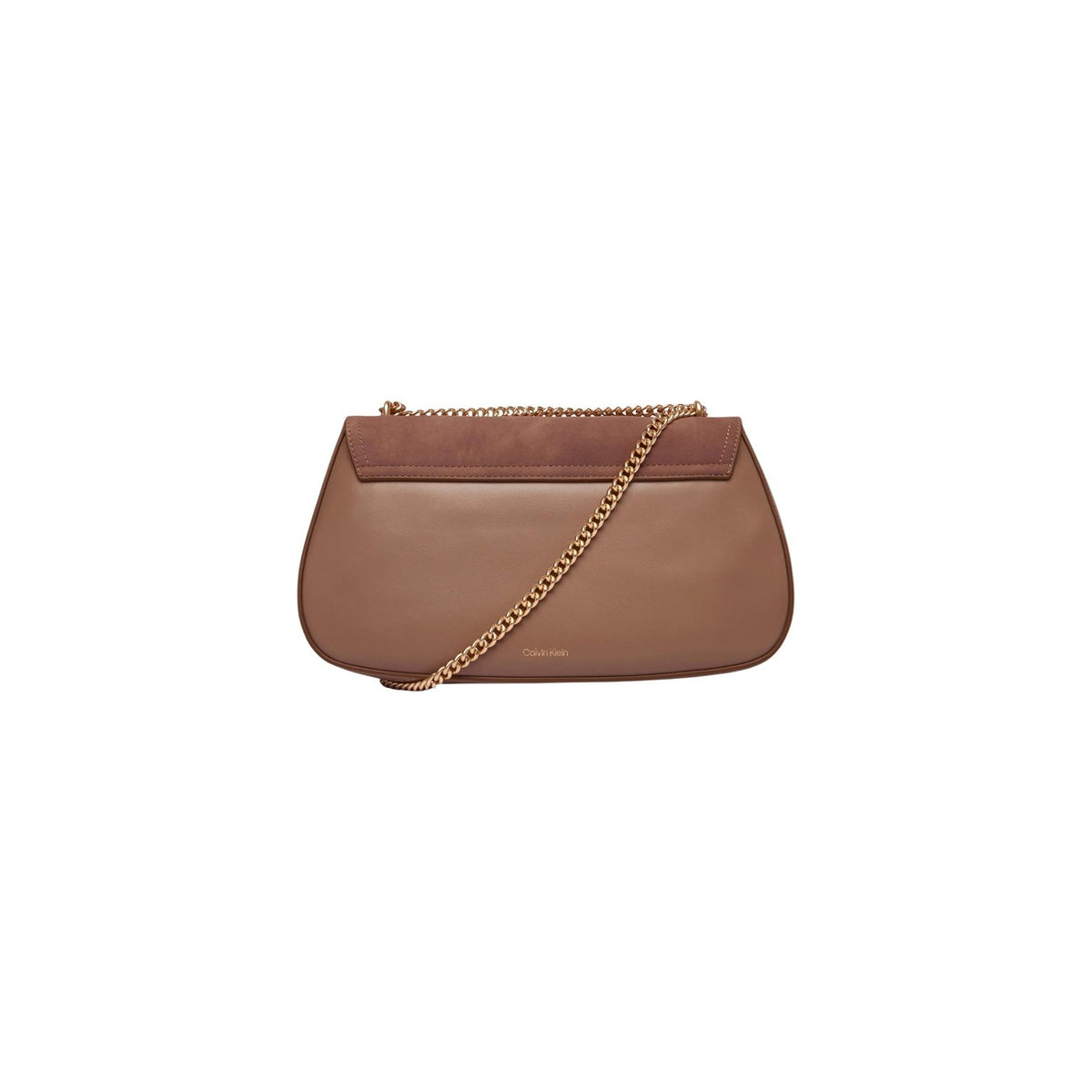 Sac Bandoulière Calvin Klein CK Conv Chain Brushed Medium Femme - Marron