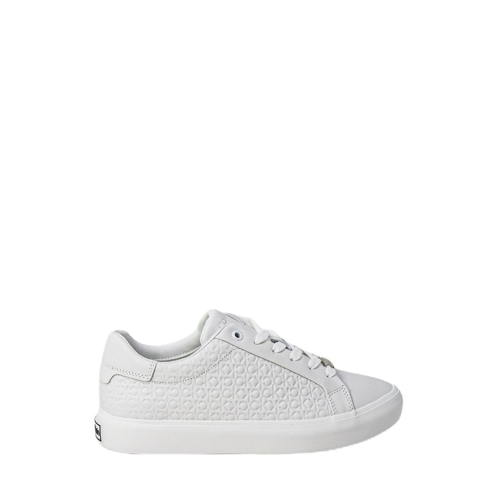 Baskets Calvin Klein Vulc Lace Up Emboss Mono Femme - Blanc