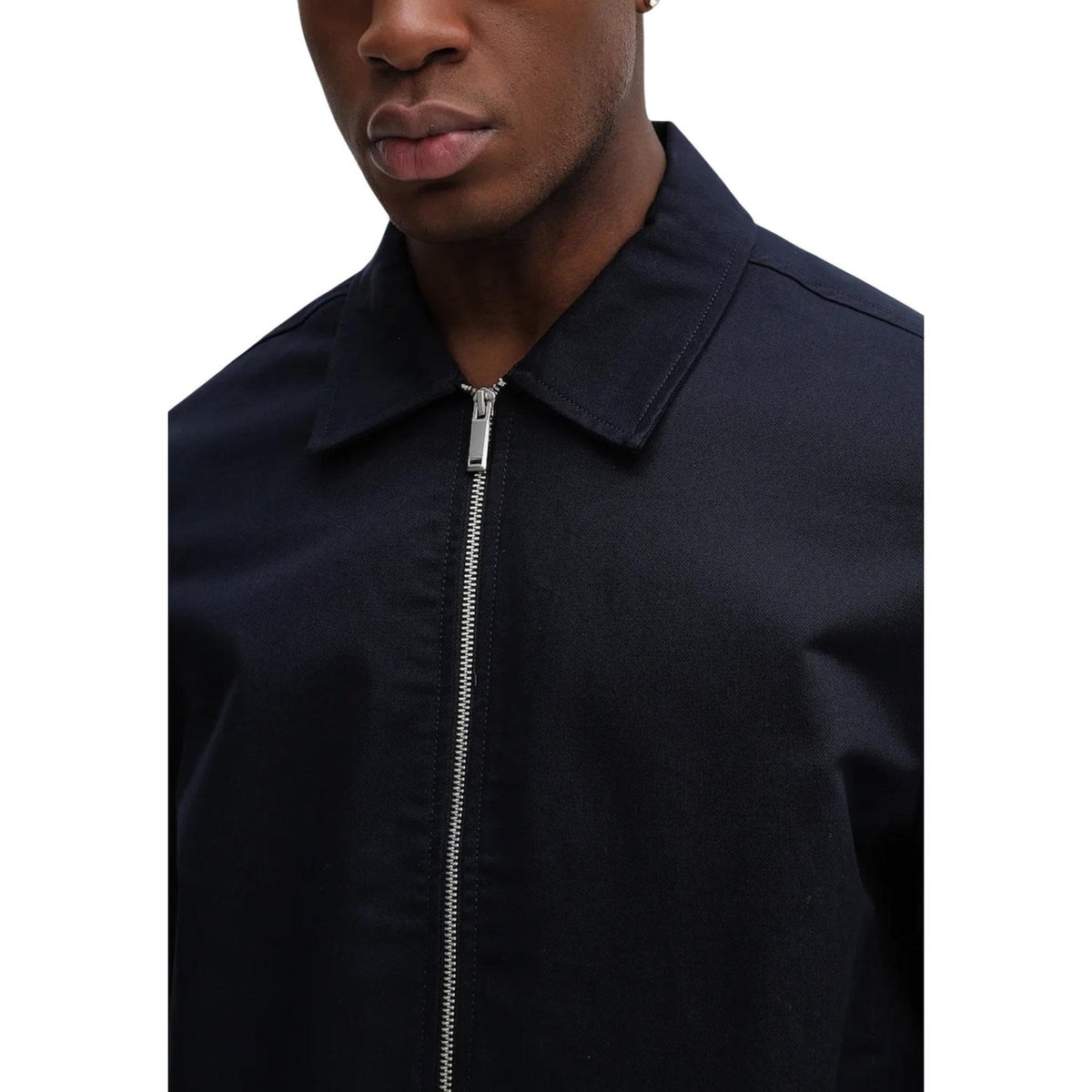 Blouson Calvin Klein Cotton Dobby Blouson Jacket Homme - Bleu