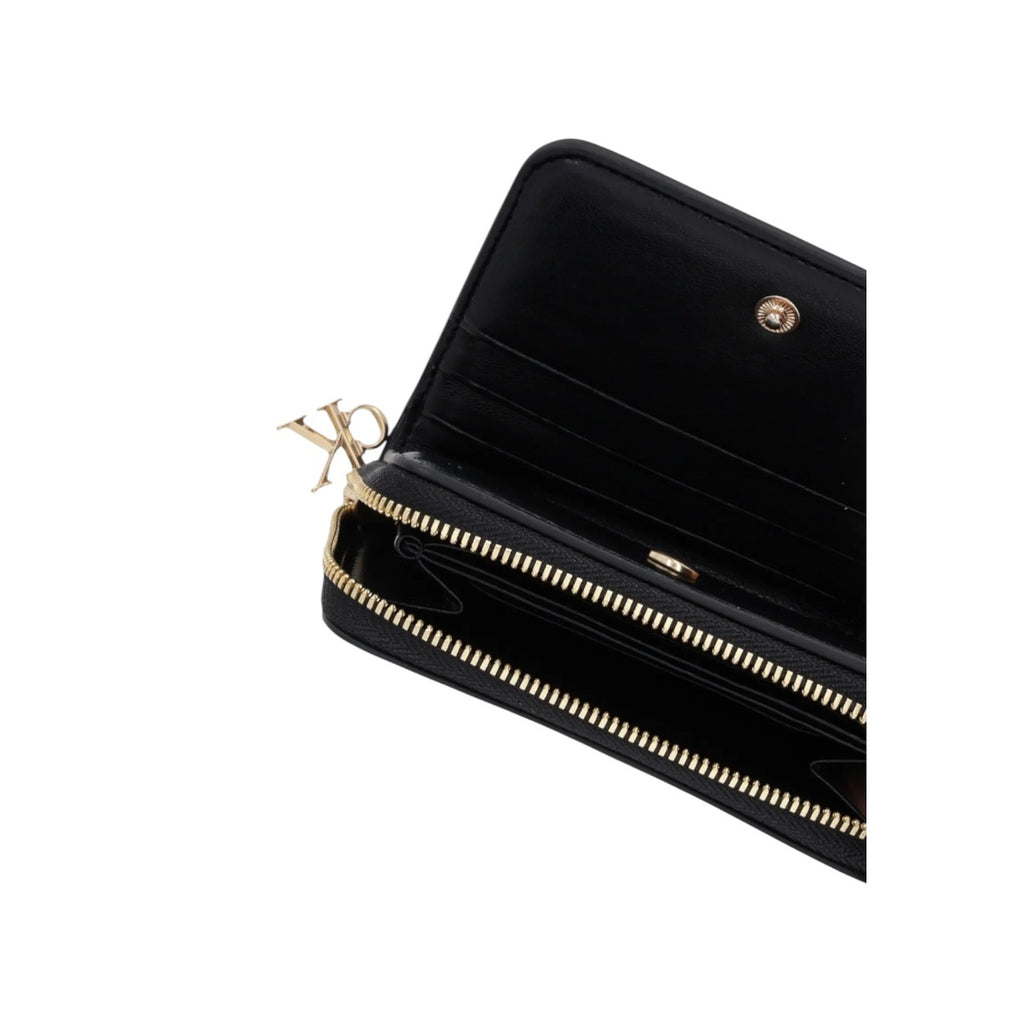 Portefeuille Calvin Klein CK Puller Medium Flap Zip Around Femme - Noir
