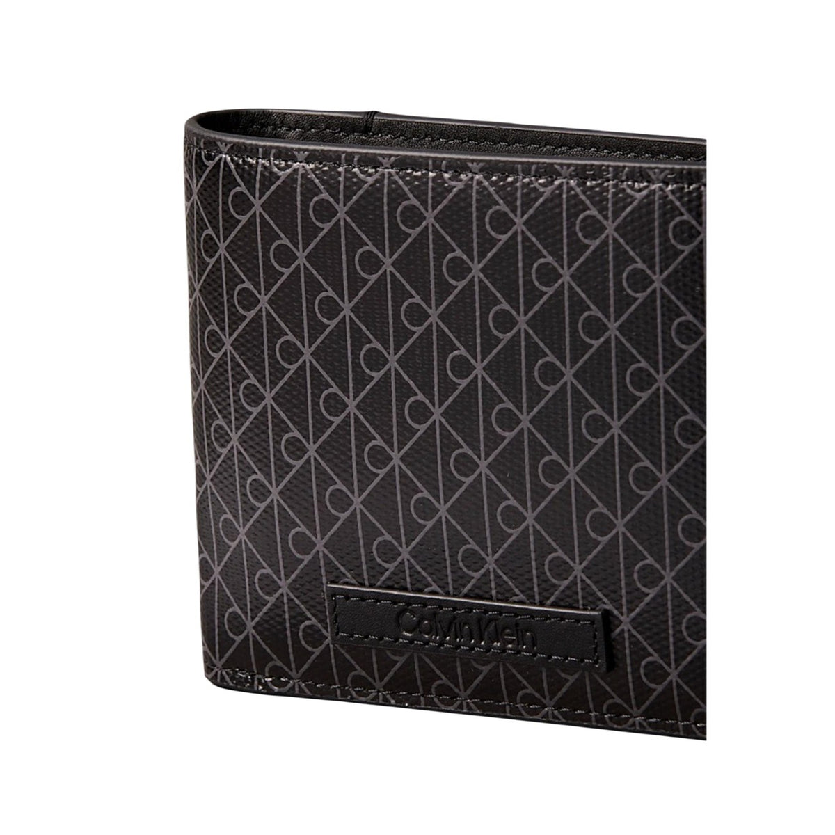 Portefeuille Calvin Klein Coated Emblem EW Billfold w/ Coin Femme - Noir