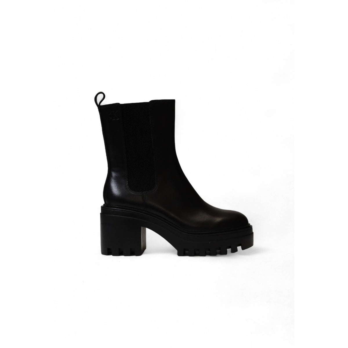 Bottines Chelsea Calvin Klein Jeans Chunky Heeled Femme - Noir