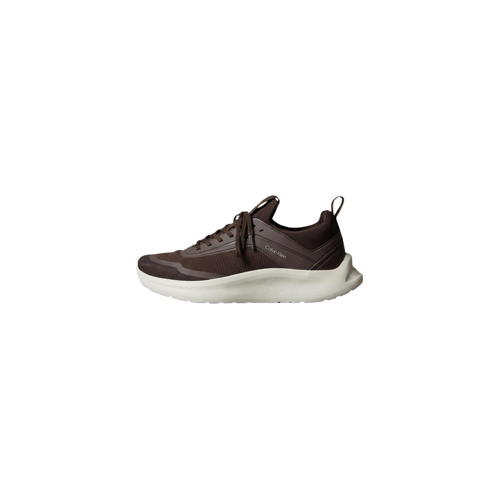 Baskets Calvin Klein Light Eva Run Lace Sock Homme - Marron